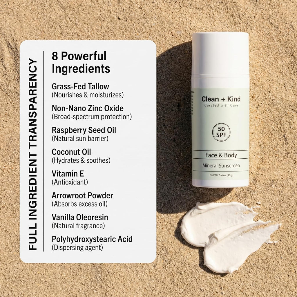 Tallow Mineral Sunscreen